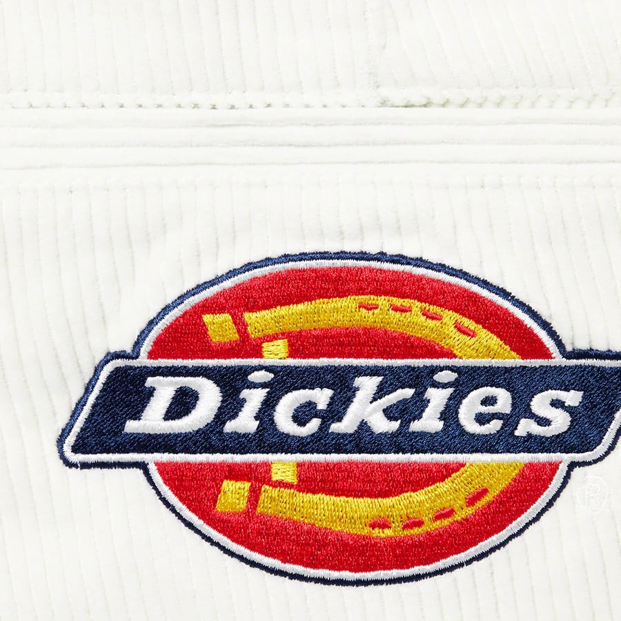 Details on Supreme Dickies Double Knee Corduroy Work Pant White from fall winter
                                                    2022 (Price is $138)