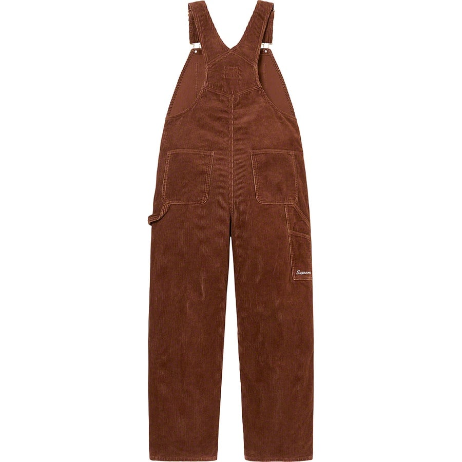 Details on Supreme Dickies Corduroy Overalls Brown from fall winter
                                                    2022 (Price is $168)