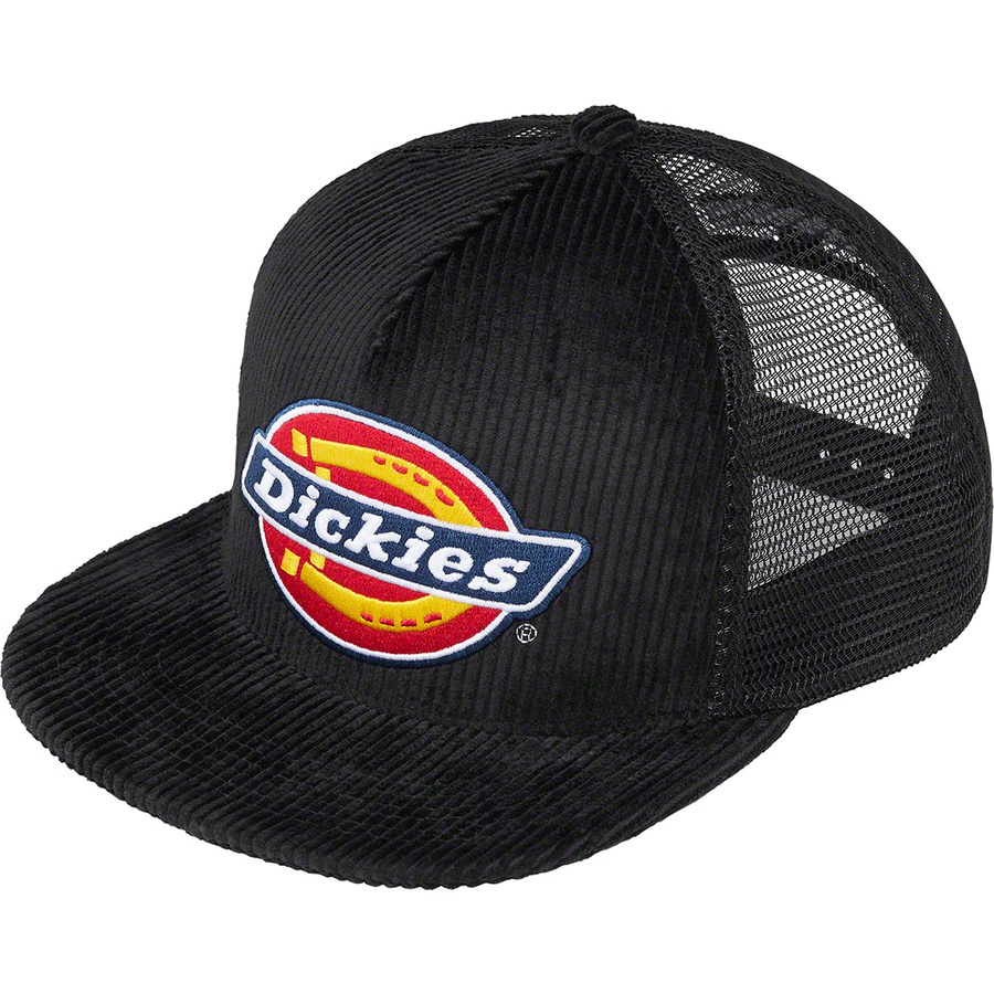 Details on Supreme DickiesCorduroy Mesh Back 5-Panel Black from fall winter
                                                    2022 (Price is $48)