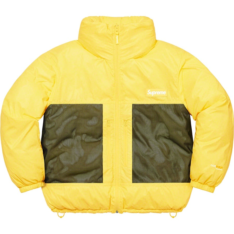 Details on Reversible Featherweight Down Puffer Jacket Yellow from fall winter
                                                    2022 (Price is $398)