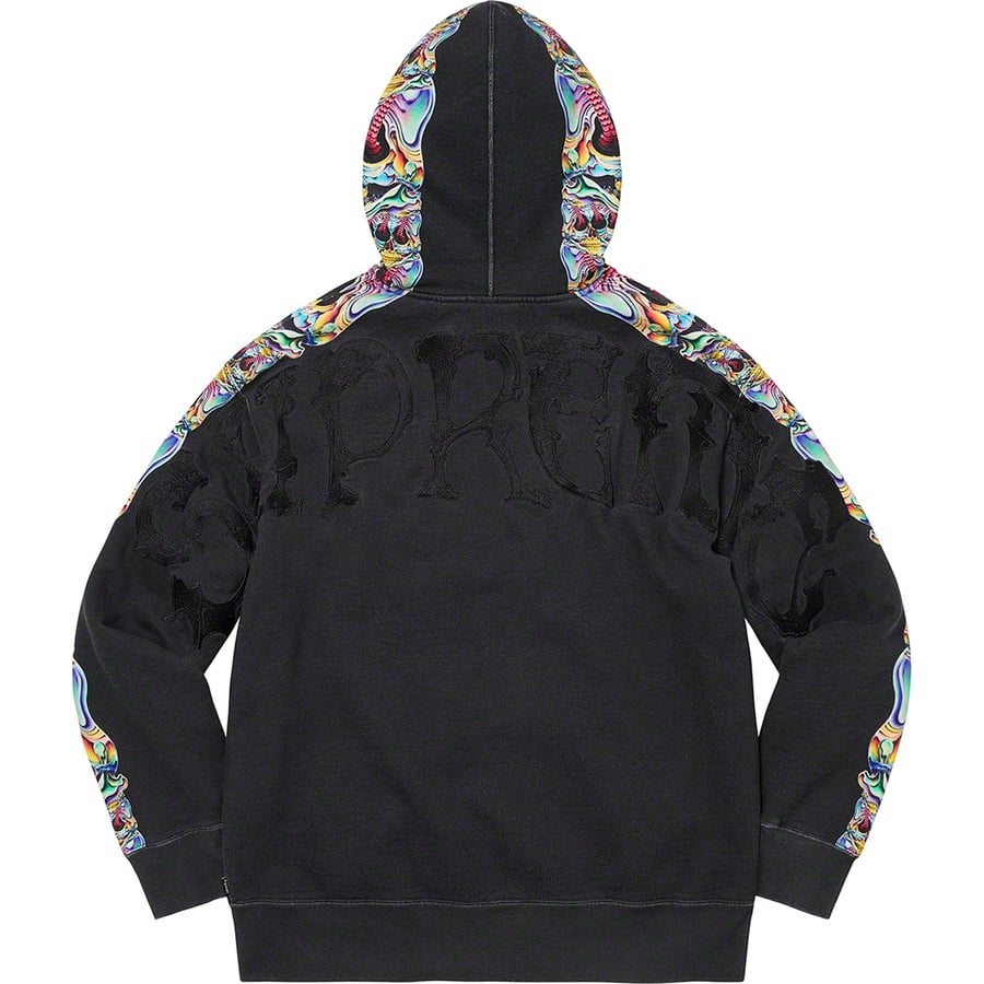 Details on Skulls Zip Up Hooded Sweatshirt Black from fall winter
                                                    2022 (Price is $188)