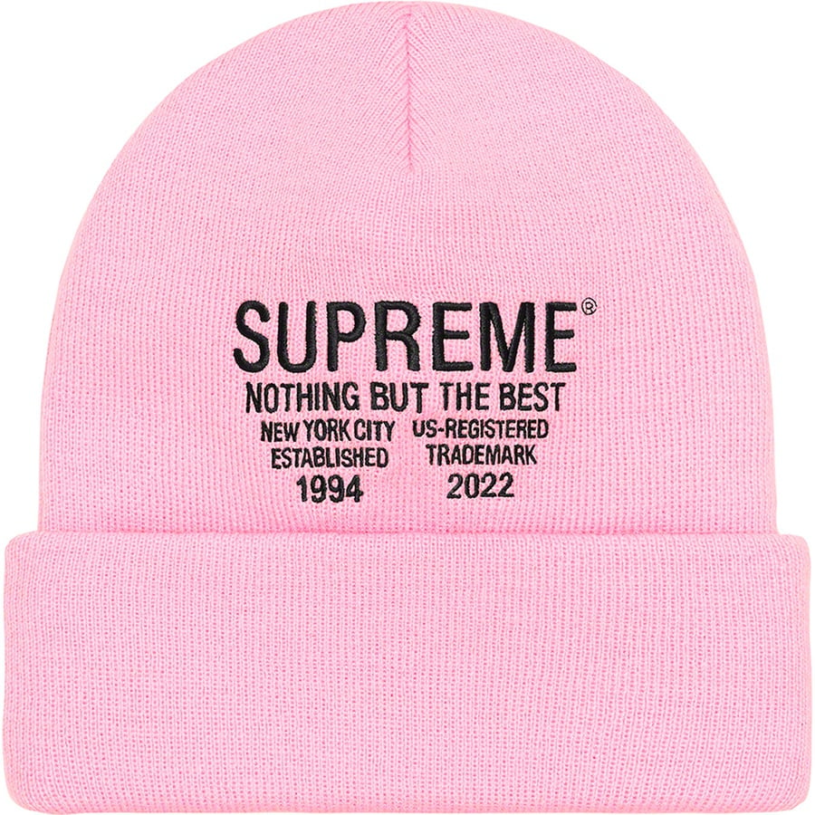 Details on Nothing But Beanie Pink from fall winter
                                                    2022 (Price is $38)