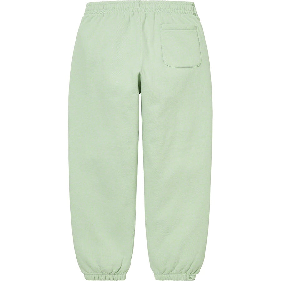 Details on Satin Appliqué Sweatpant Mint from fall winter
                                                    2022 (Price is $148)