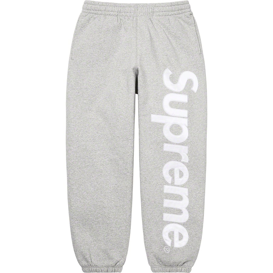 Supreme Satin Applique Sweatpant 22AW | jobvortex.com