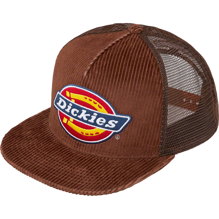 Details on Supreme DickiesCorduroy Mesh Back 5-Panel Brown from fall winter
                                                    2022 (Price is $48)