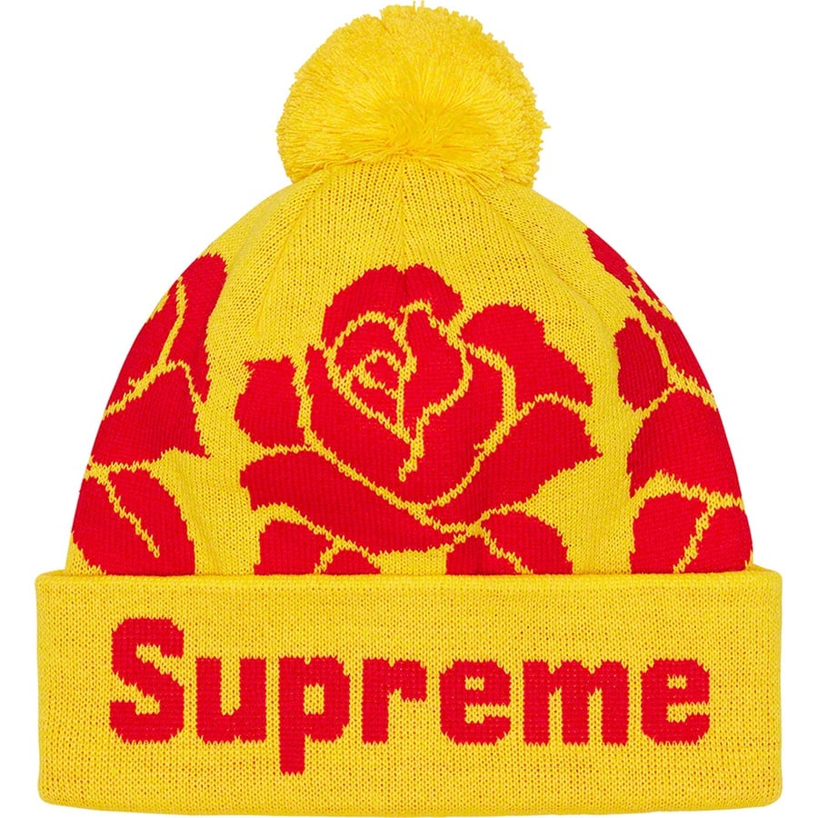 Details on Rose Beanie Yellow from fall winter
                                                    2022 (Price is $40)