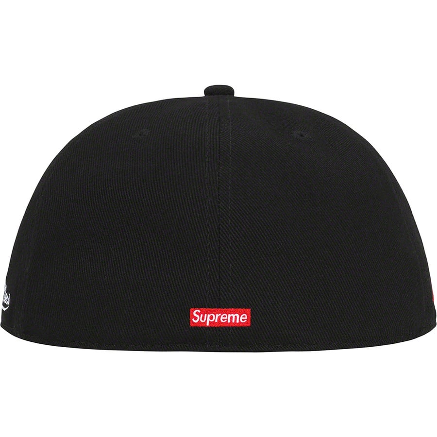 Details on Supreme Mitchell & Ness Doughboy Fitted 6-Panel Black from fall winter
                                                    2022 (Price is $60)