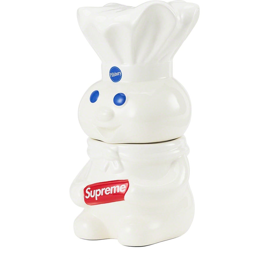 Details on Doughboy Cookie Jar White from fall winter
                                                    2022 (Price is $118)