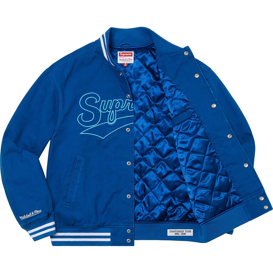 Mitchell & Ness Doughboy Twill Varsity Jacket - fall winter 2022