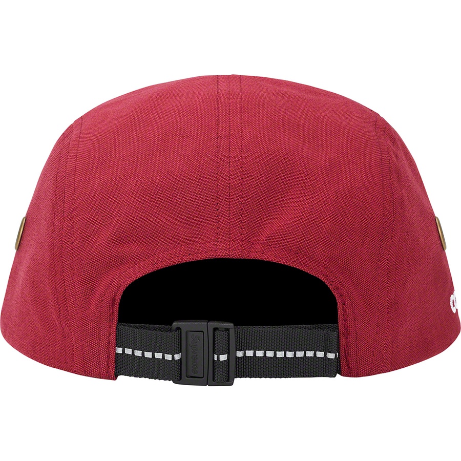 Details on Brushed Cordura Camp Cap Burgundy from fall winter
                                                    2022 (Price is $54)