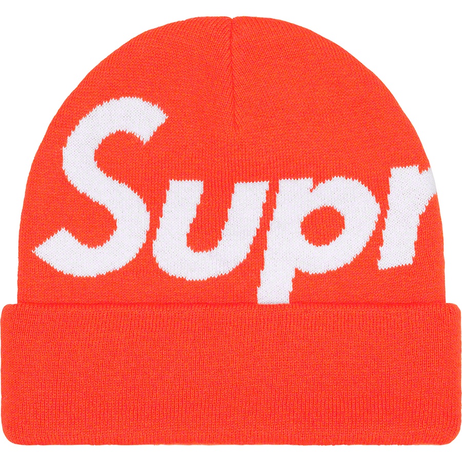 Details on Big Logo Beanie Orange from fall winter 2022 (Price is $44)