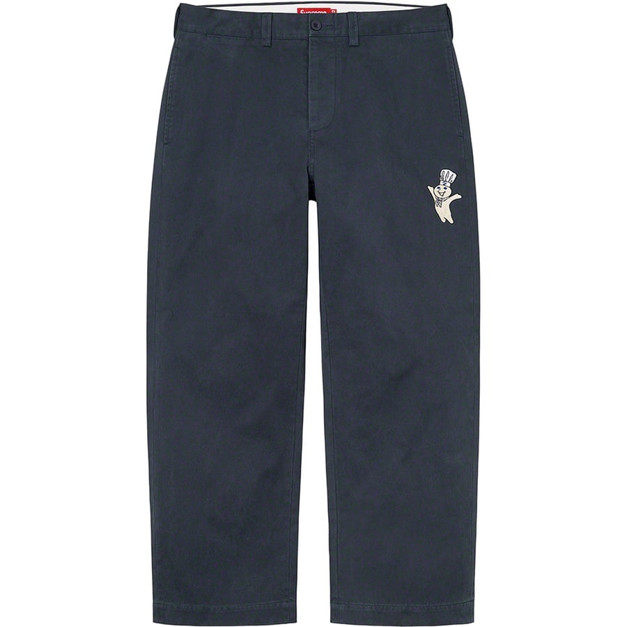 Details on Doughboy Chino Pant Navy from fall winter 2022 (Price is $168)