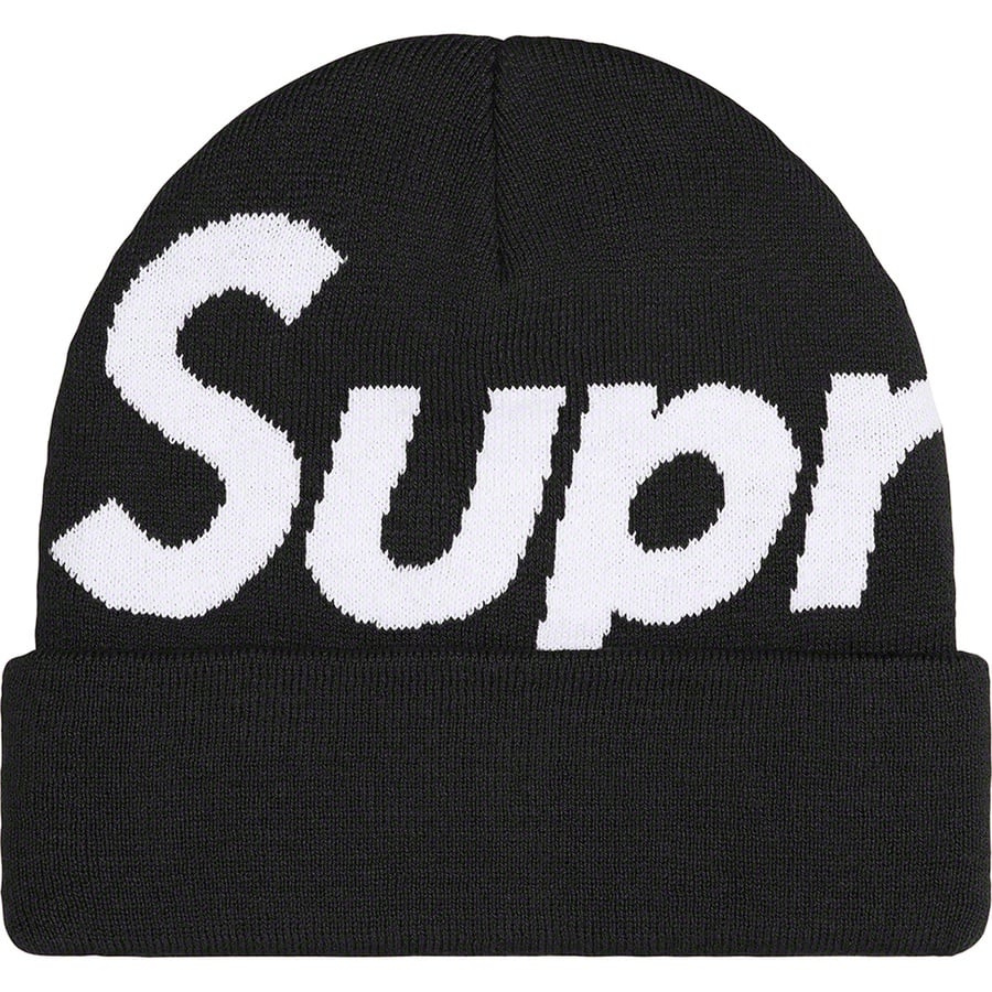 Details on Big Logo Beanie Black from fall winter
                                                    2022 (Price is $44)