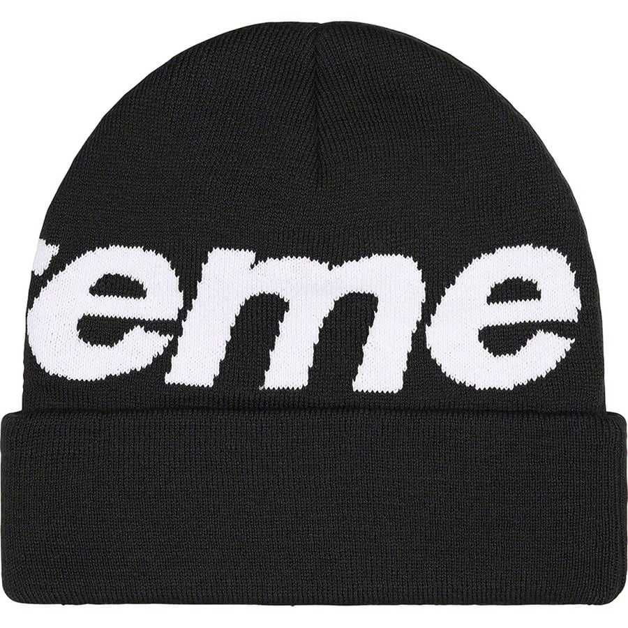 Details on Big Logo Beanie Black from fall winter
                                                    2022 (Price is $44)