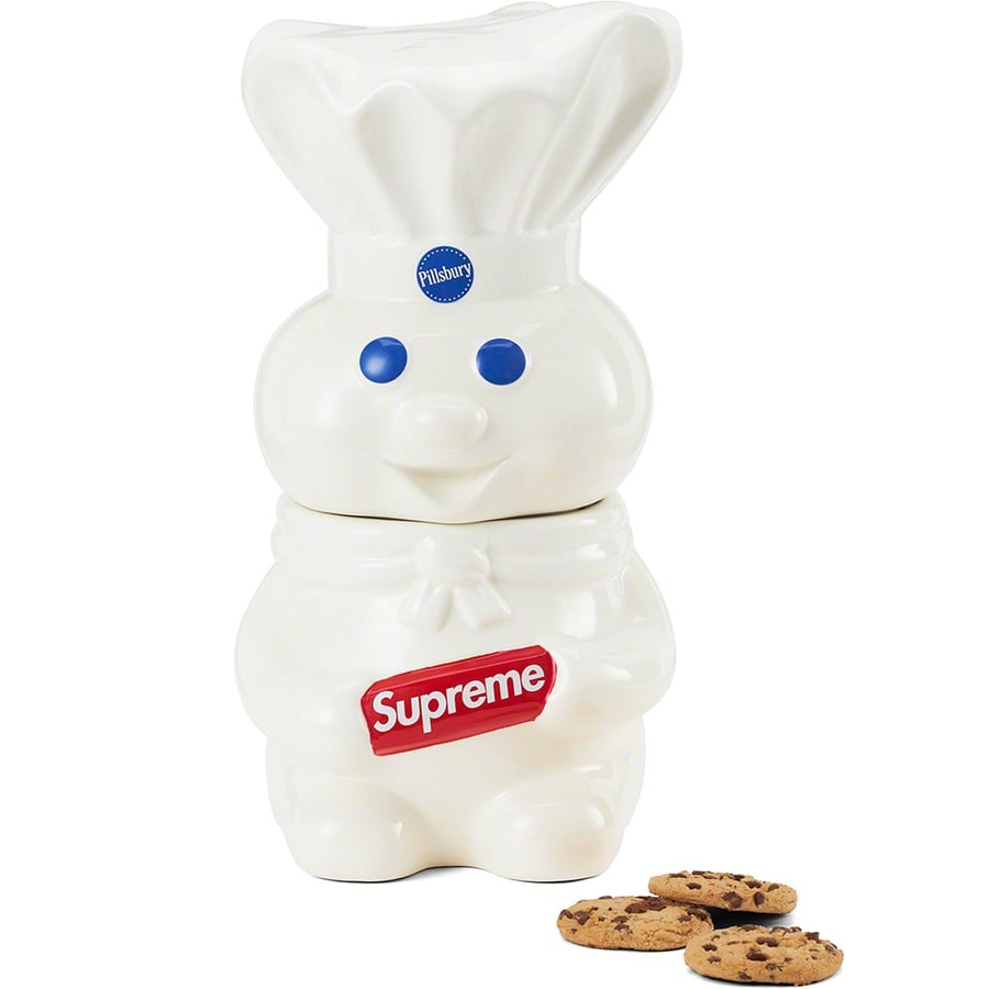 Details on Doughboy Cookie Jar White from fall winter
                                                    2022 (Price is $118)