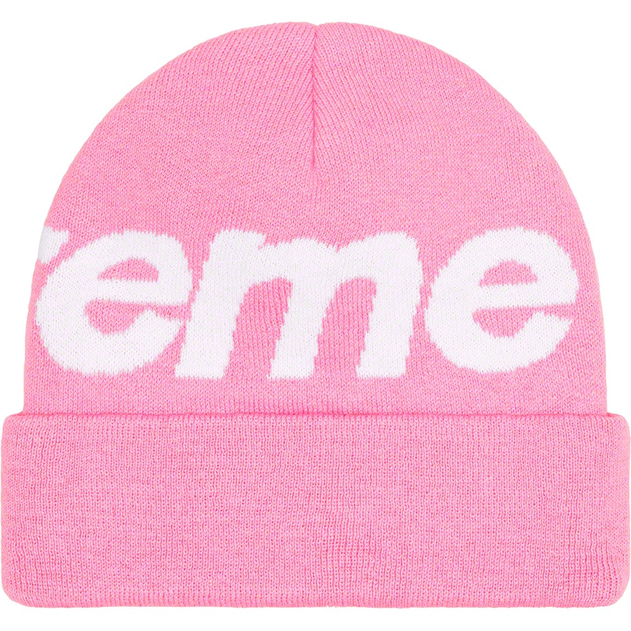 Details on Big Logo Beanie Pink from fall winter
                                                    2022 (Price is $44)