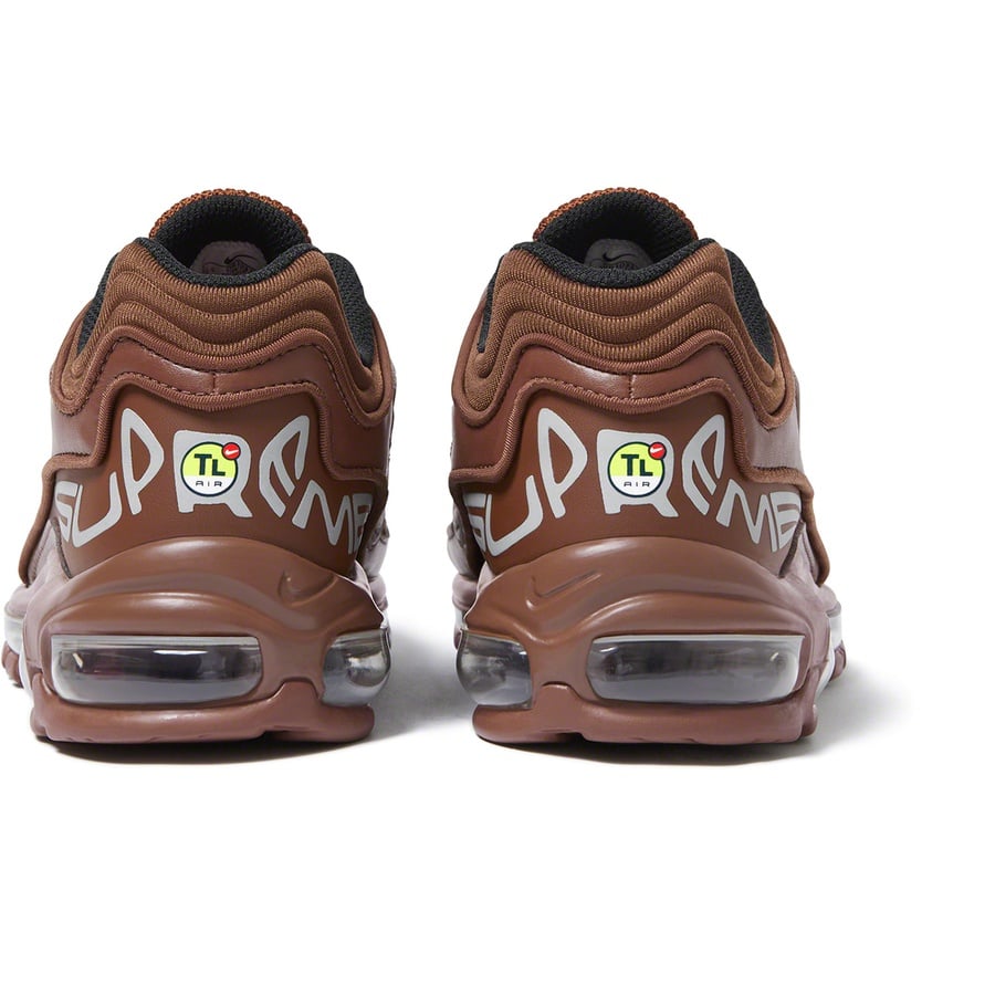 Details on Supreme Nike Air Max 98 TL Brown from fall winter
                                                    2022 (Price is $168)