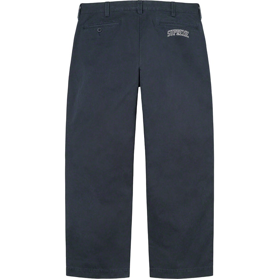 Details on Doughboy Chino Pant Navy from fall winter 2022 (Price is $168)