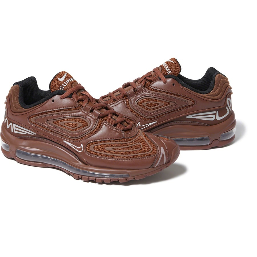 Details on Supreme Nike Air Max 98 TL Brown from fall winter
                                                    2022 (Price is $168)