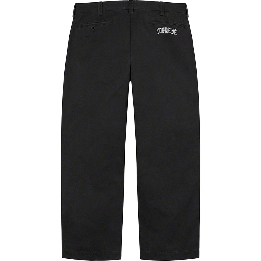 Details on Doughboy Chino Pant Black from fall winter 2022 (Price is $168)