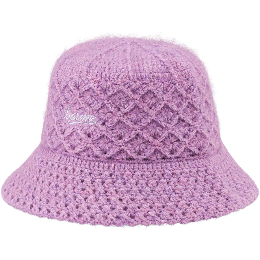 Details on Mohair Crochet Crusher Lavender Mélange from fall winter
                                                    2022 (Price is $78)