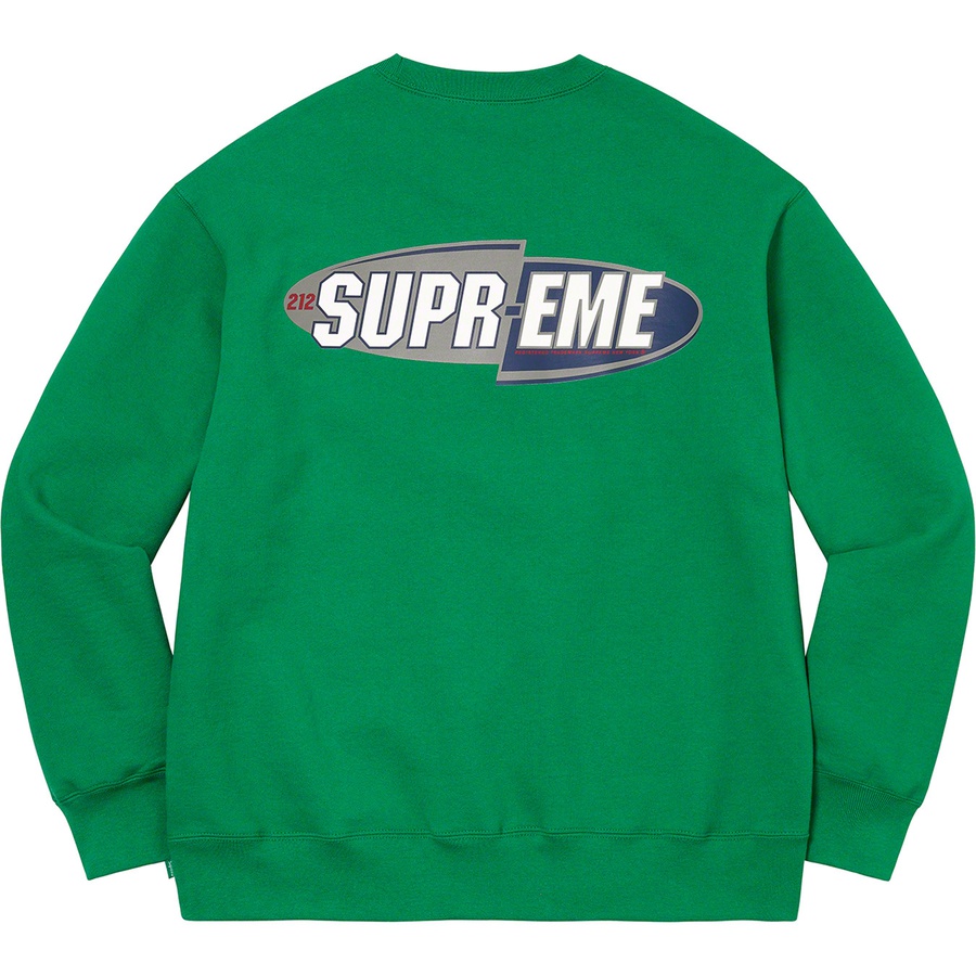 Details on 212 Crewneck Green from fall winter 2022 (Price is $148)