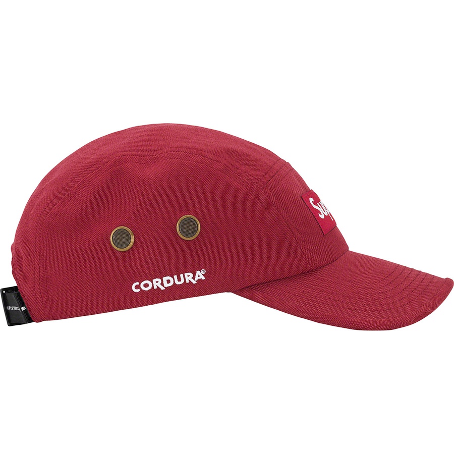 Details on Brushed Cordura Camp Cap Burgundy from fall winter
                                                    2022 (Price is $54)