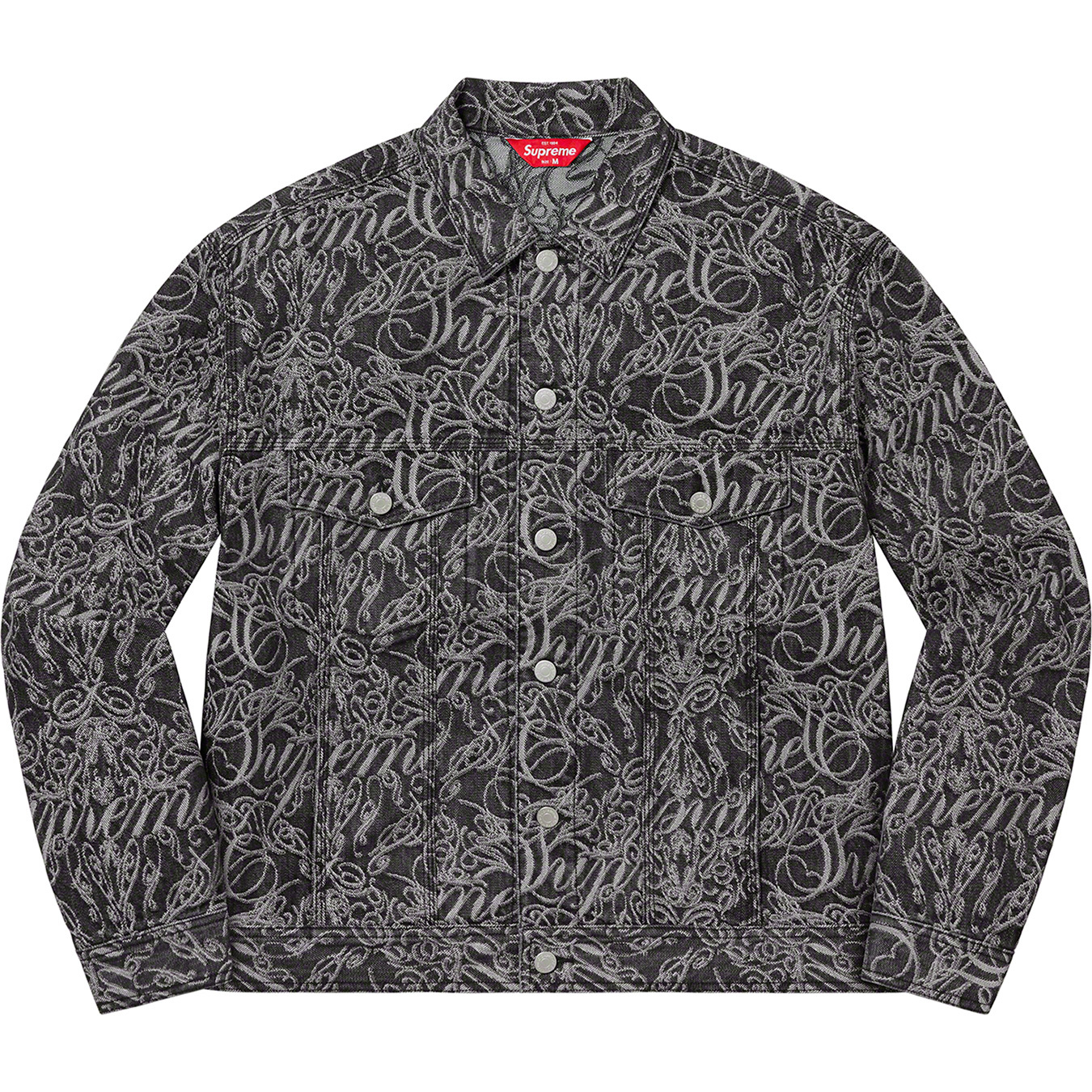 Script Jacquard Denim Trucker Jacket - fall winter 2022 - Supreme