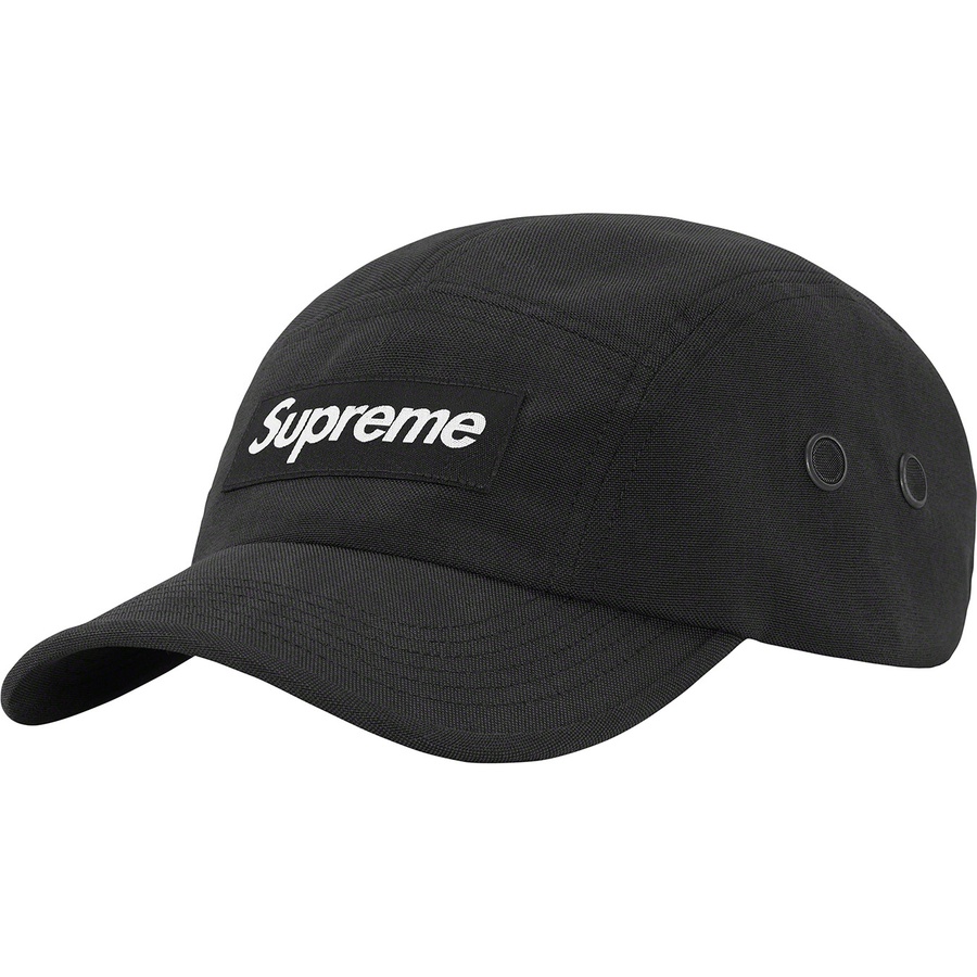 Details on Brushed Cordura Camp Cap Black from fall winter
                                                    2022 (Price is $54)