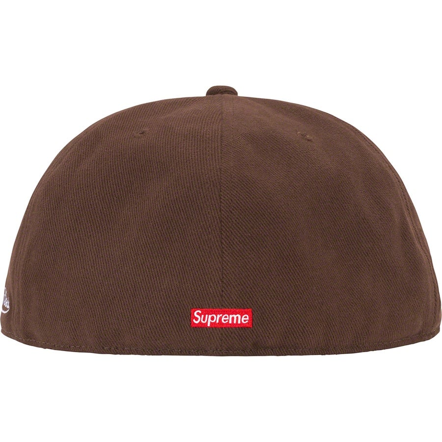 Details on Supreme Mitchell & Ness Doughboy Fitted 6-Panel Brown from fall winter 2022 (Price is $60)