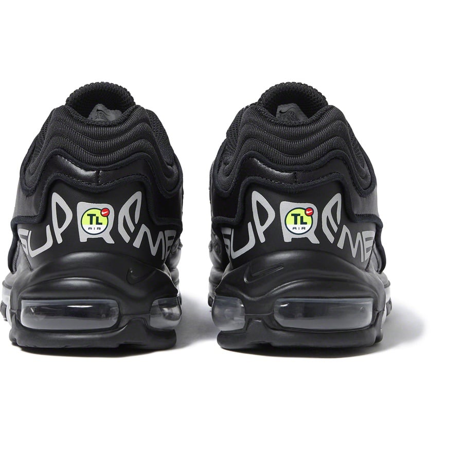 Details on Supreme Nike Air Max 98 TL Black from fall winter
                                                    2022 (Price is $168)