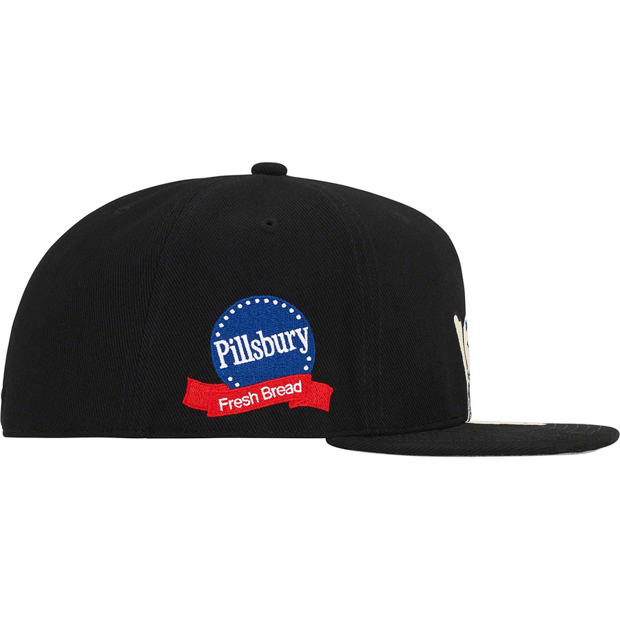 Details on Supreme Mitchell & Ness Doughboy Fitted 6-Panel Black from fall winter
                                                    2022 (Price is $60)