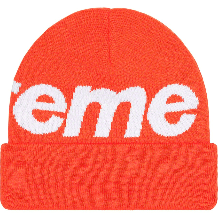 Details on Big Logo Beanie Orange from fall winter
                                                    2022 (Price is $44)