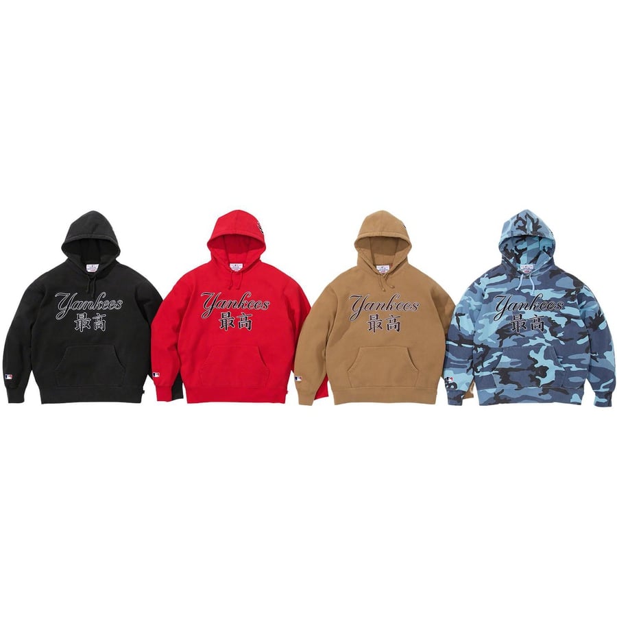 Supreme Supreme New York Yankees™ Kanji Hooded Sweatshirt releasing on Week 11 for fall winter 2022