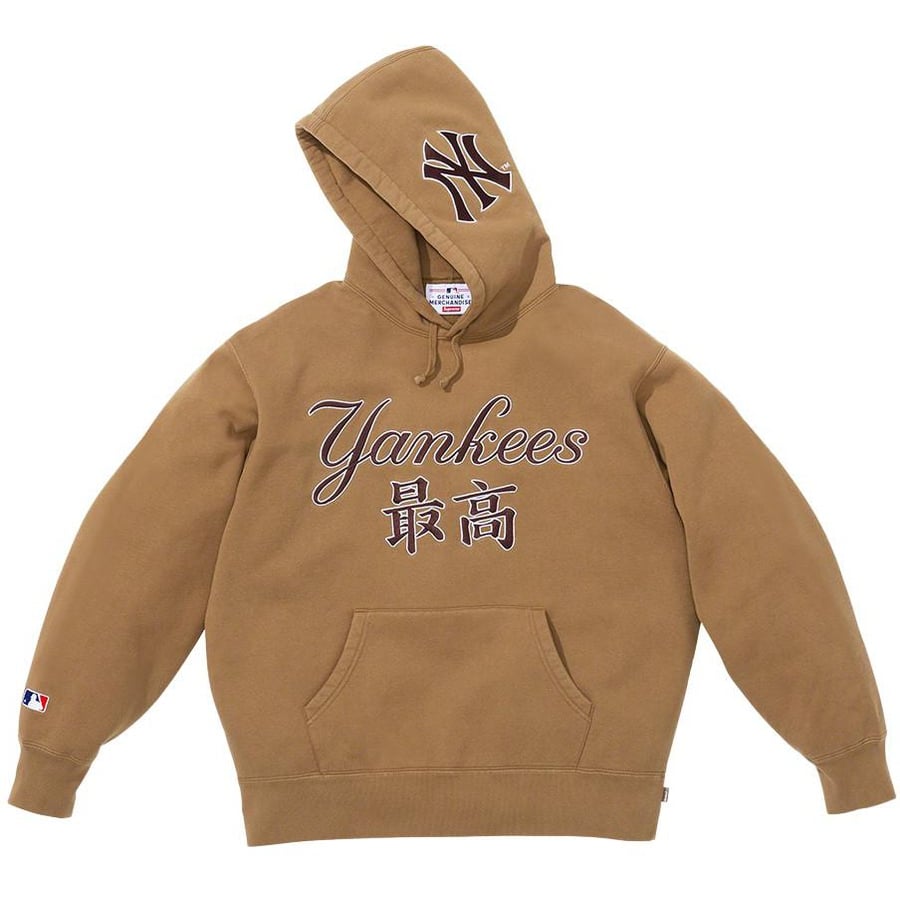 Details on Supreme New York Yankees™ Kanji Hooded Sweatshirt  from fall winter 2022 (Price is $178)