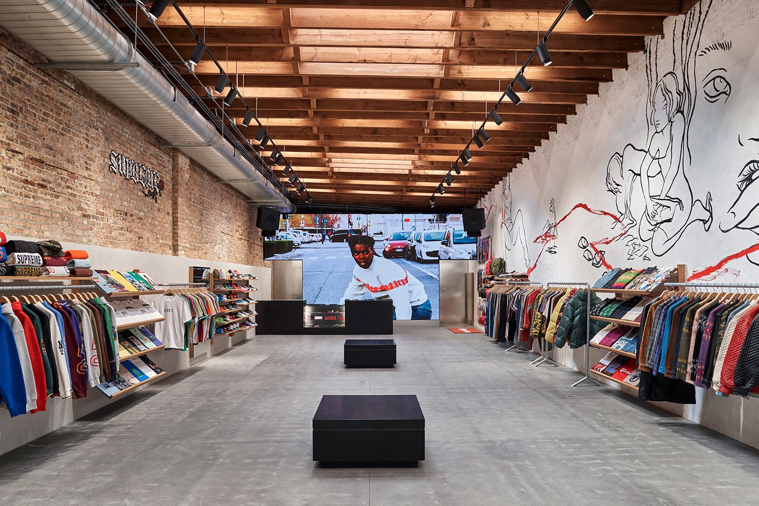 Supreme Chicago store inside view