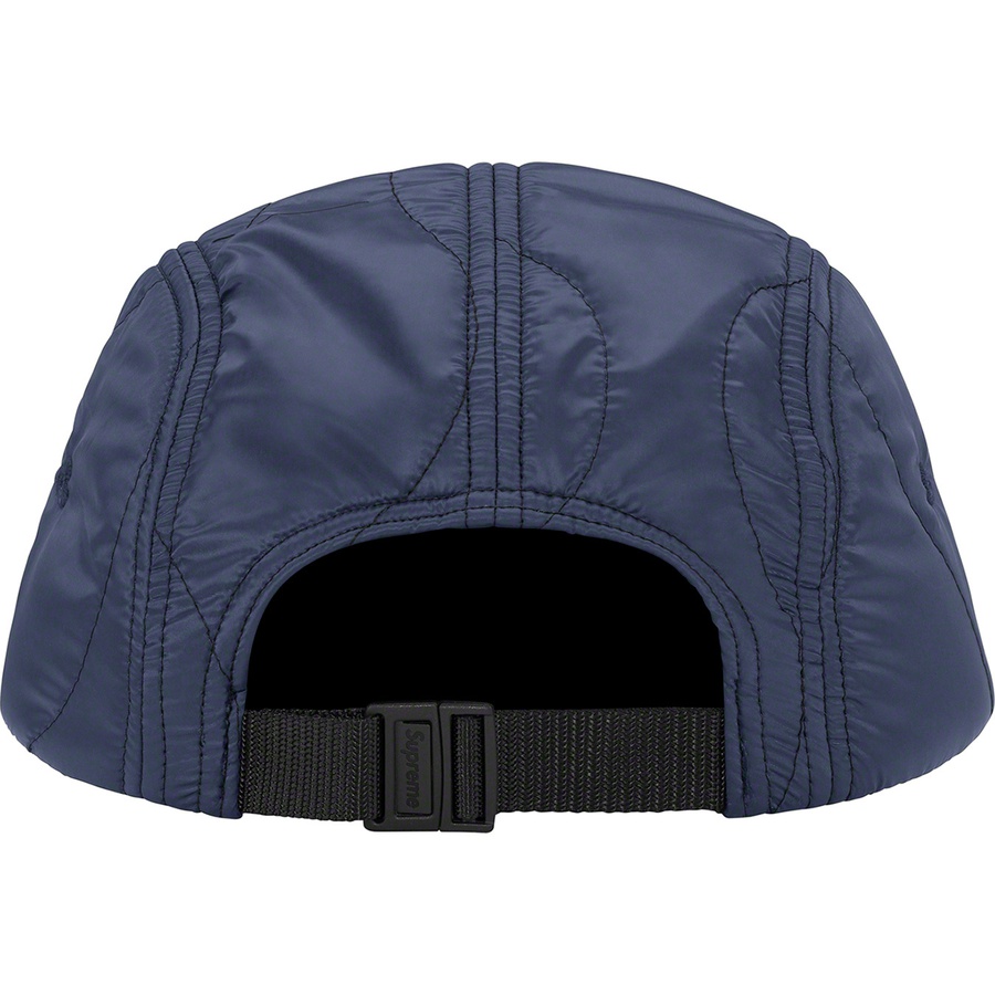 Details on Quilted Liner Camp Cap Blue from fall winter
                                                    2022 (Price is $54)