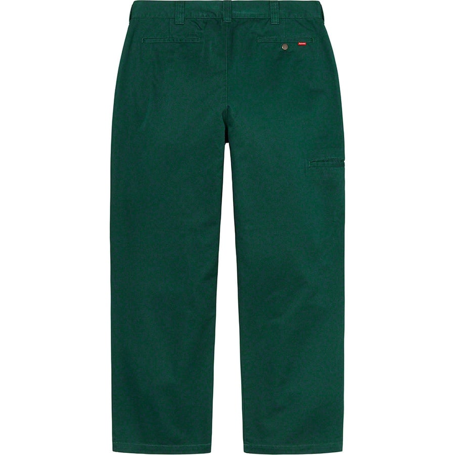 Details on Work Pant Dark Pine from fall winter 2022 (Price is $128)