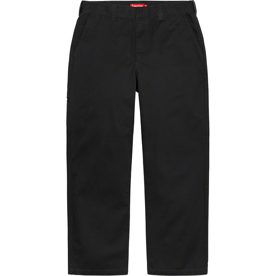Supreme Work Pant (FW22) - Black - $128