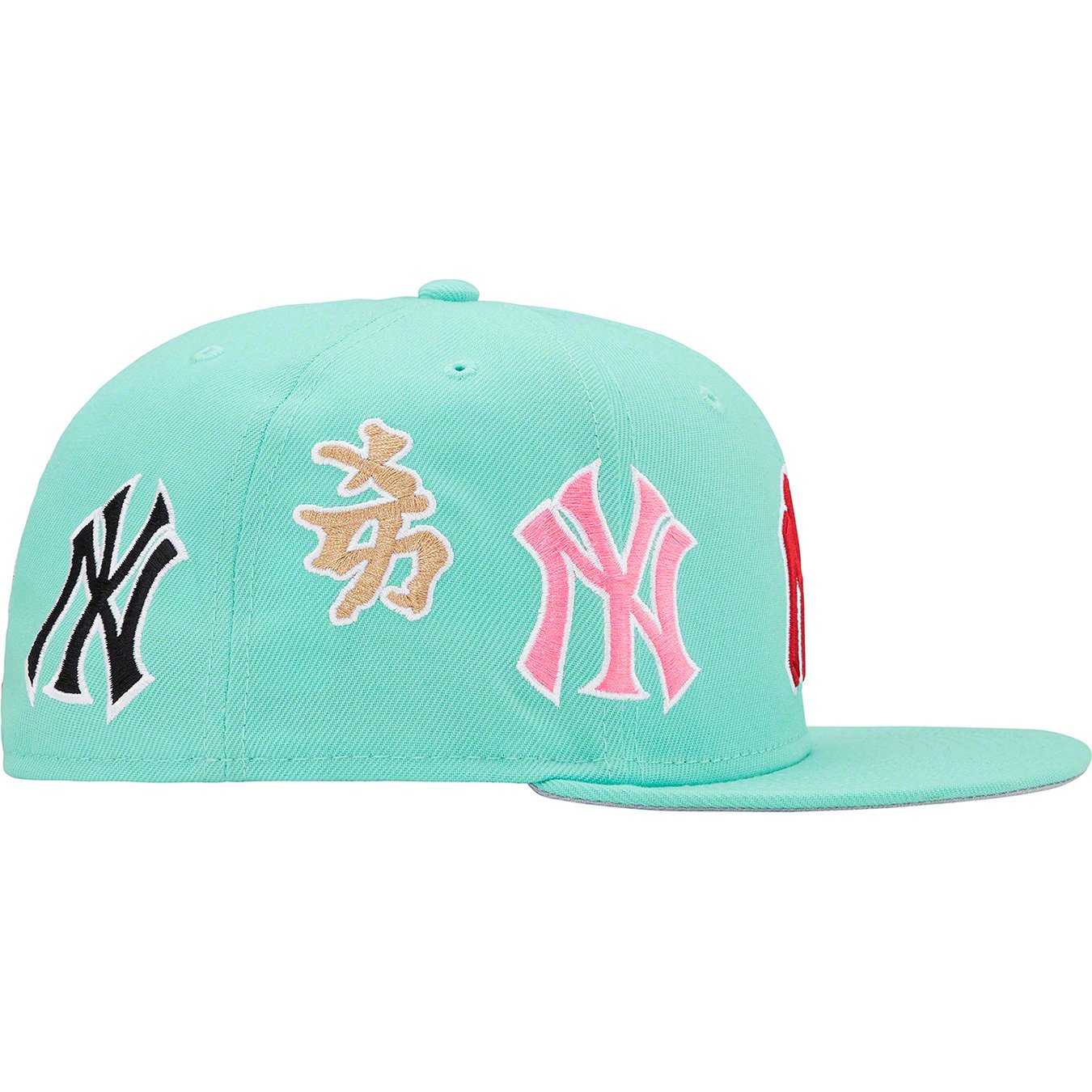 Supreme New York Yankees Kanji New Era Fitted Hat NavySupreme New