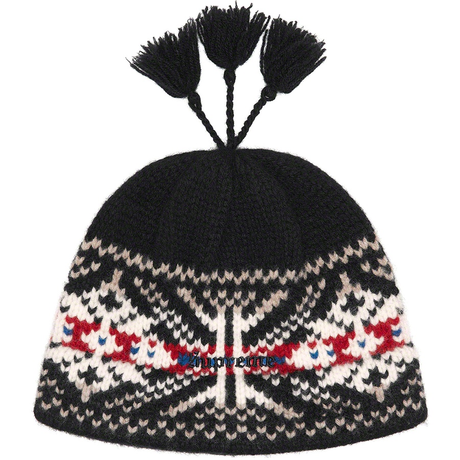 Details on Tassel Beanie Black from fall winter
                                                    2022 (Price is $48)