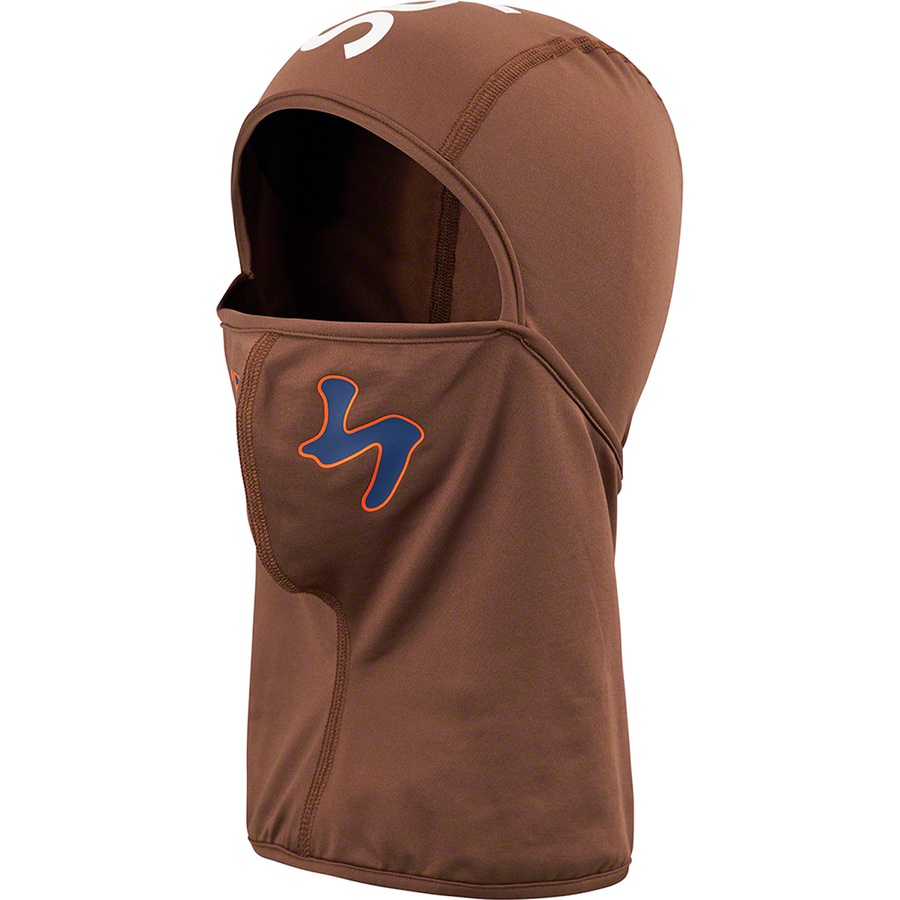 Details on Supreme MLB Kanji Teams Lightweight Balaclava Brown - Mets from fall winter 2022 (Price is $54)