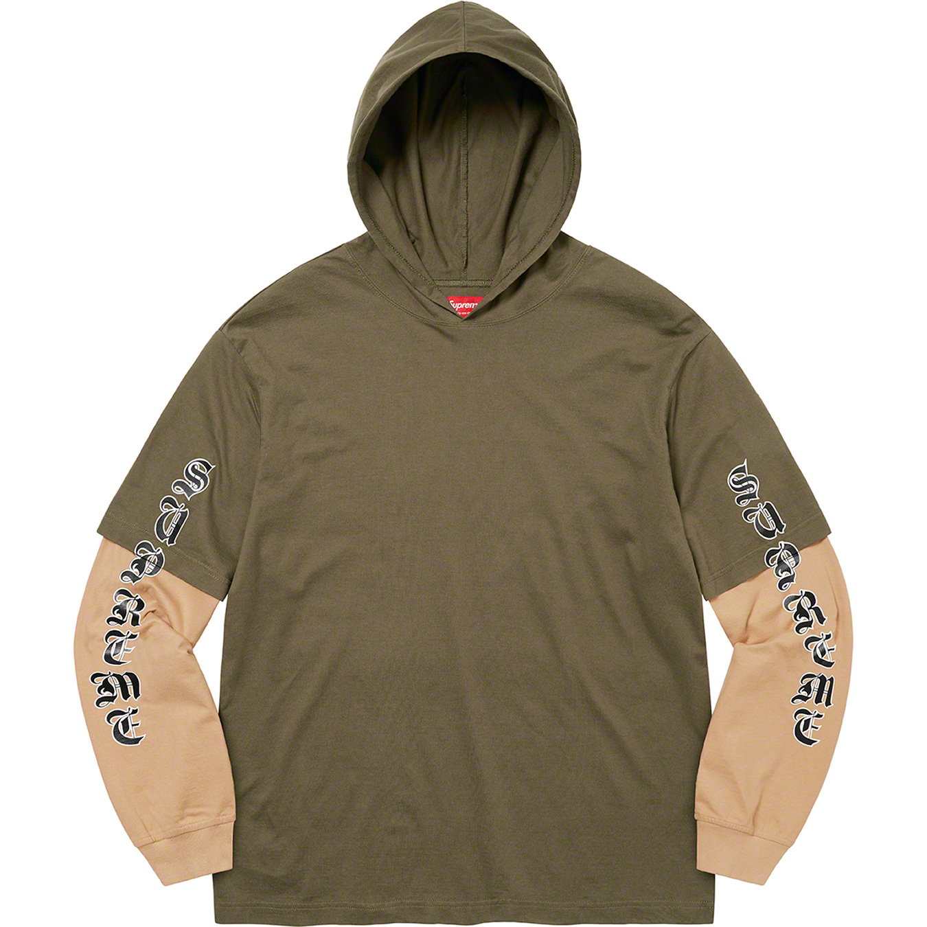Layered Hooded L S Top - fall winter 2022 - Supreme