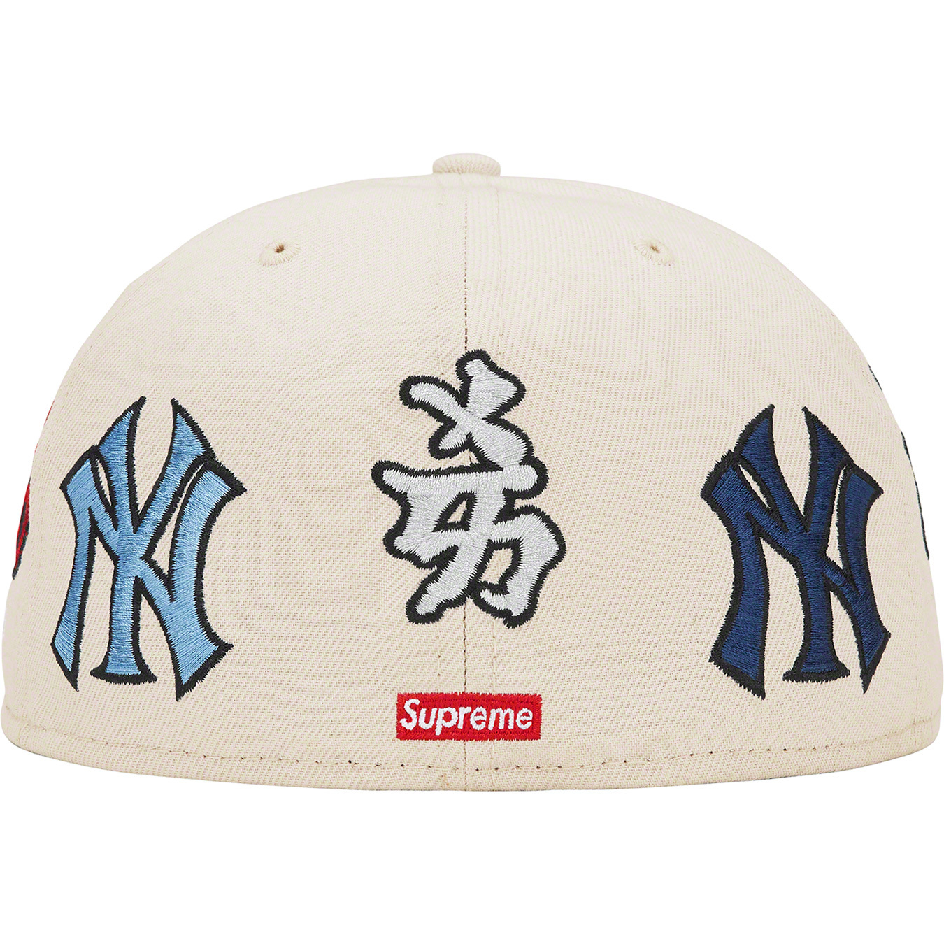 Supreme New York Yankees Kanji New Era Fitted Hat NavySupreme New