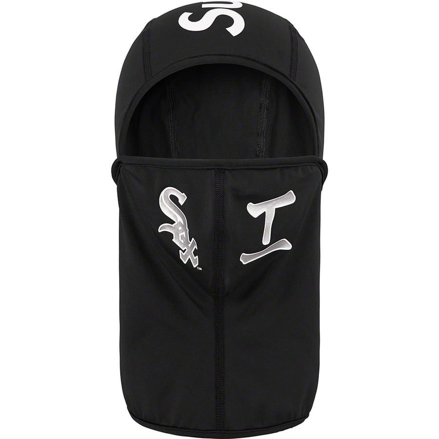 Details on Supreme MLB Kanji Teams Lightweight Balaclava Black - White Sox from fall winter
                                                    2022 (Price is $54)