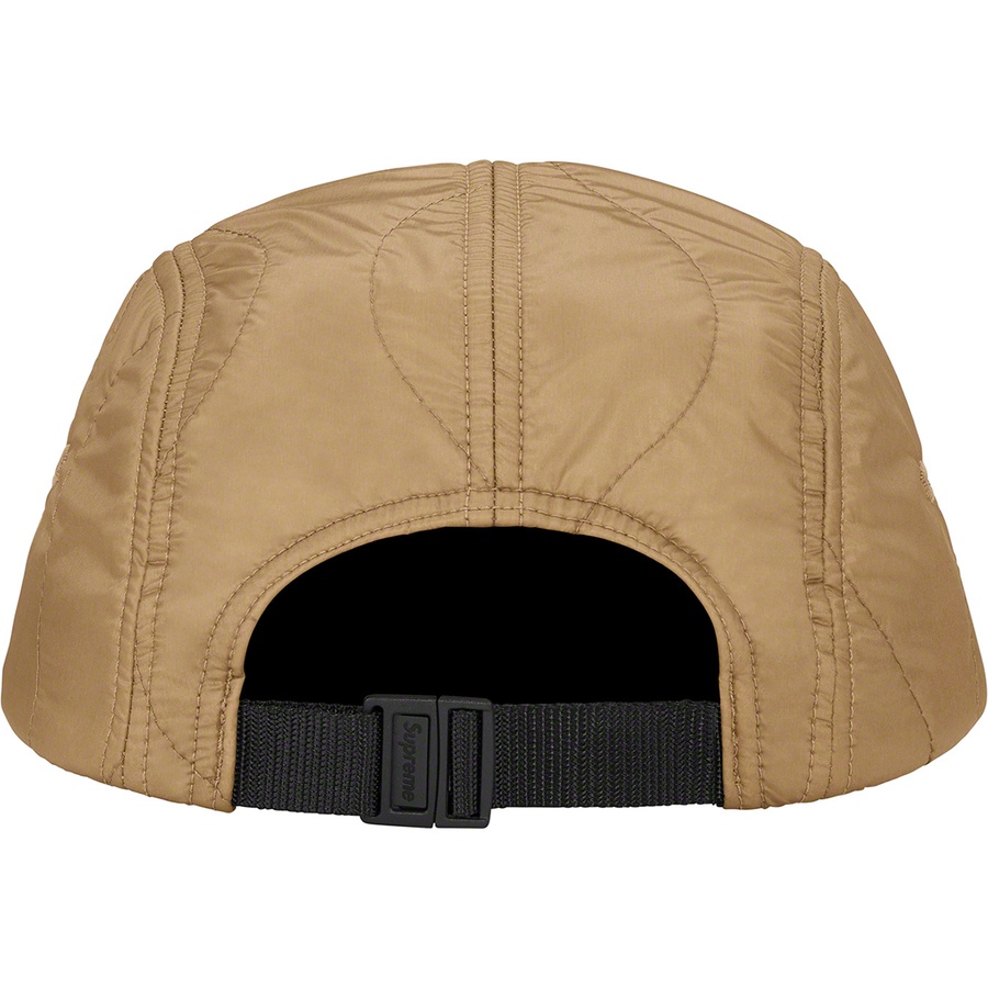 Details on Quilted Liner Camp Cap Gold from fall winter
                                                    2022 (Price is $54)