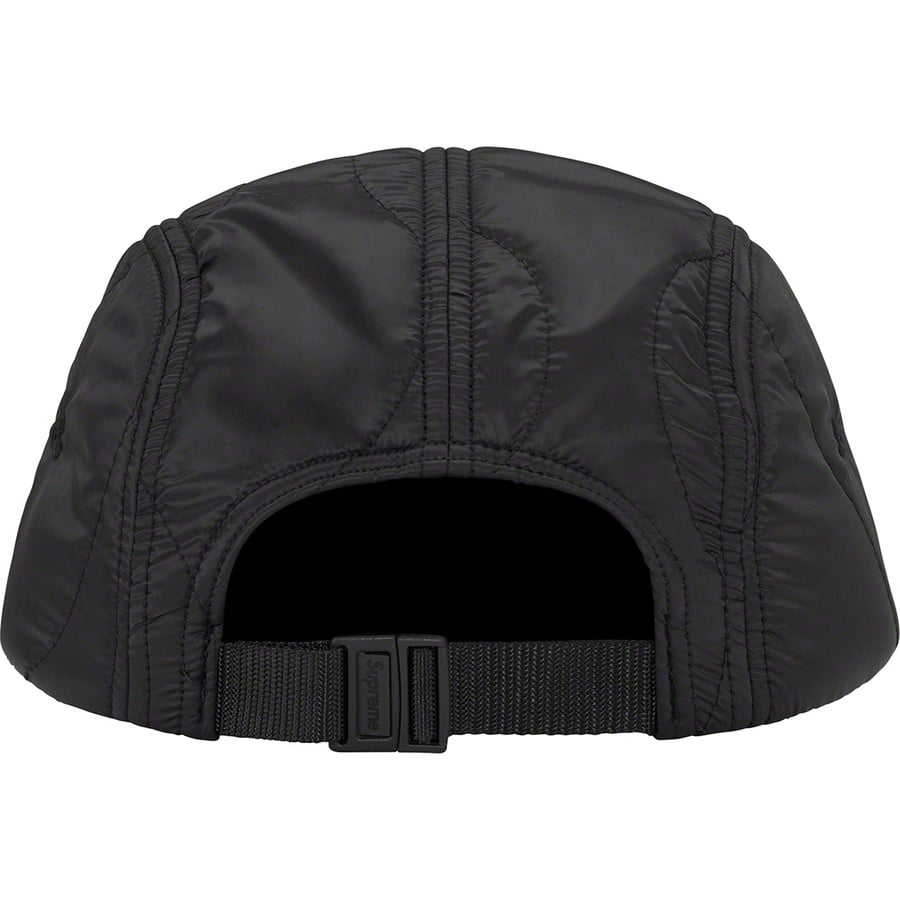Details on Quilted Liner Camp Cap Black from fall winter
                                                    2022 (Price is $54)