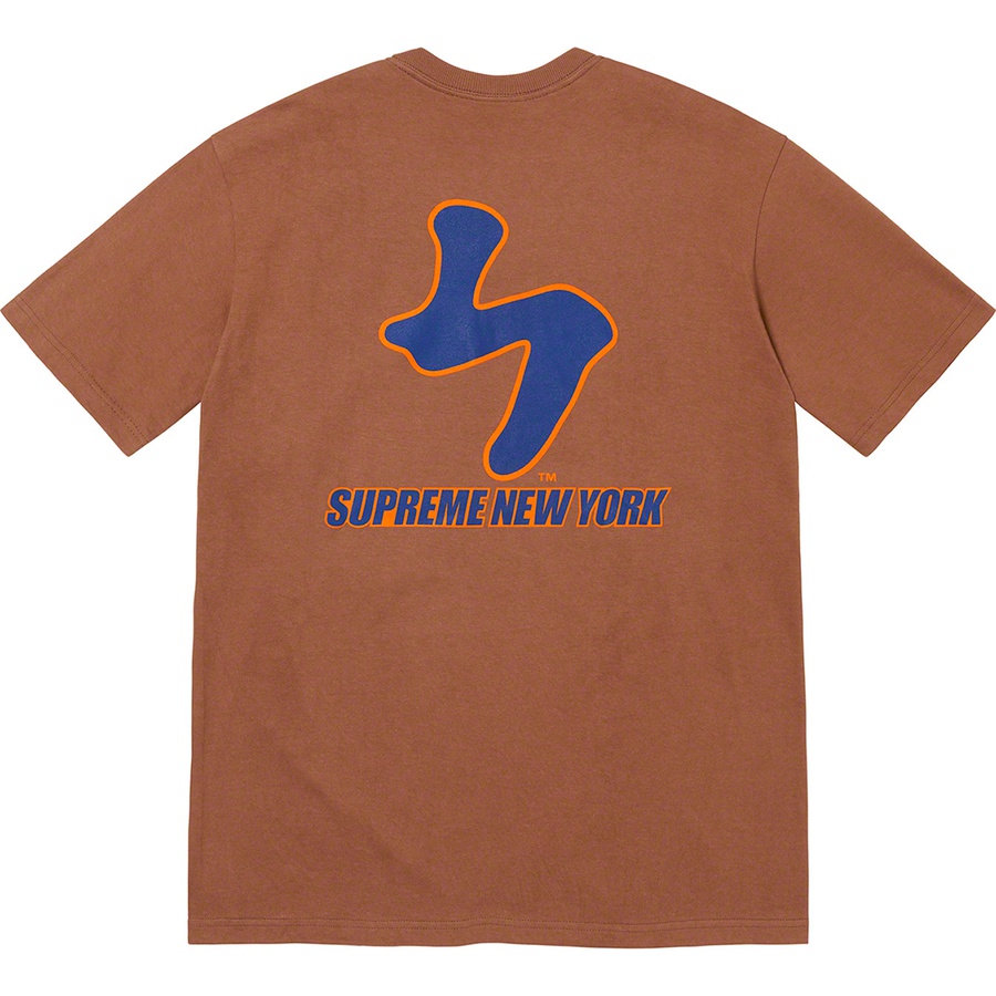 Details on Supreme MLB Kanji Teams Tee Brown - Mets from fall winter
                                                    2022 (Price is $54)