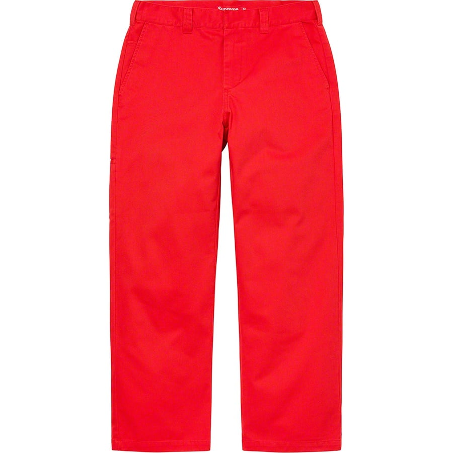 Details on Work Pant Bright Red from fall winter
                                                    2022 (Price is $128)