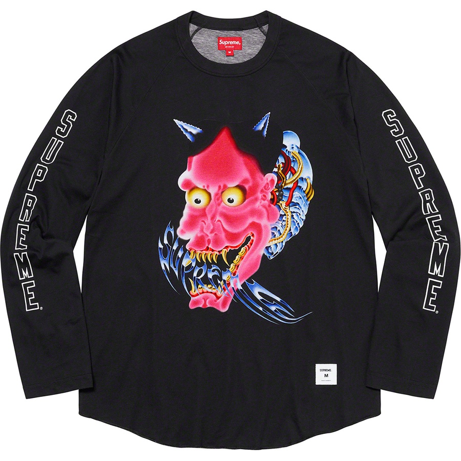 Details on Demon Raglan L S Top Black from fall winter
                                                    2022 (Price is $98)